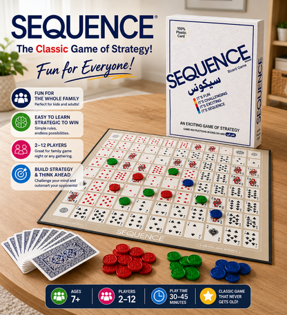 Sequence Board Game (Big Size)