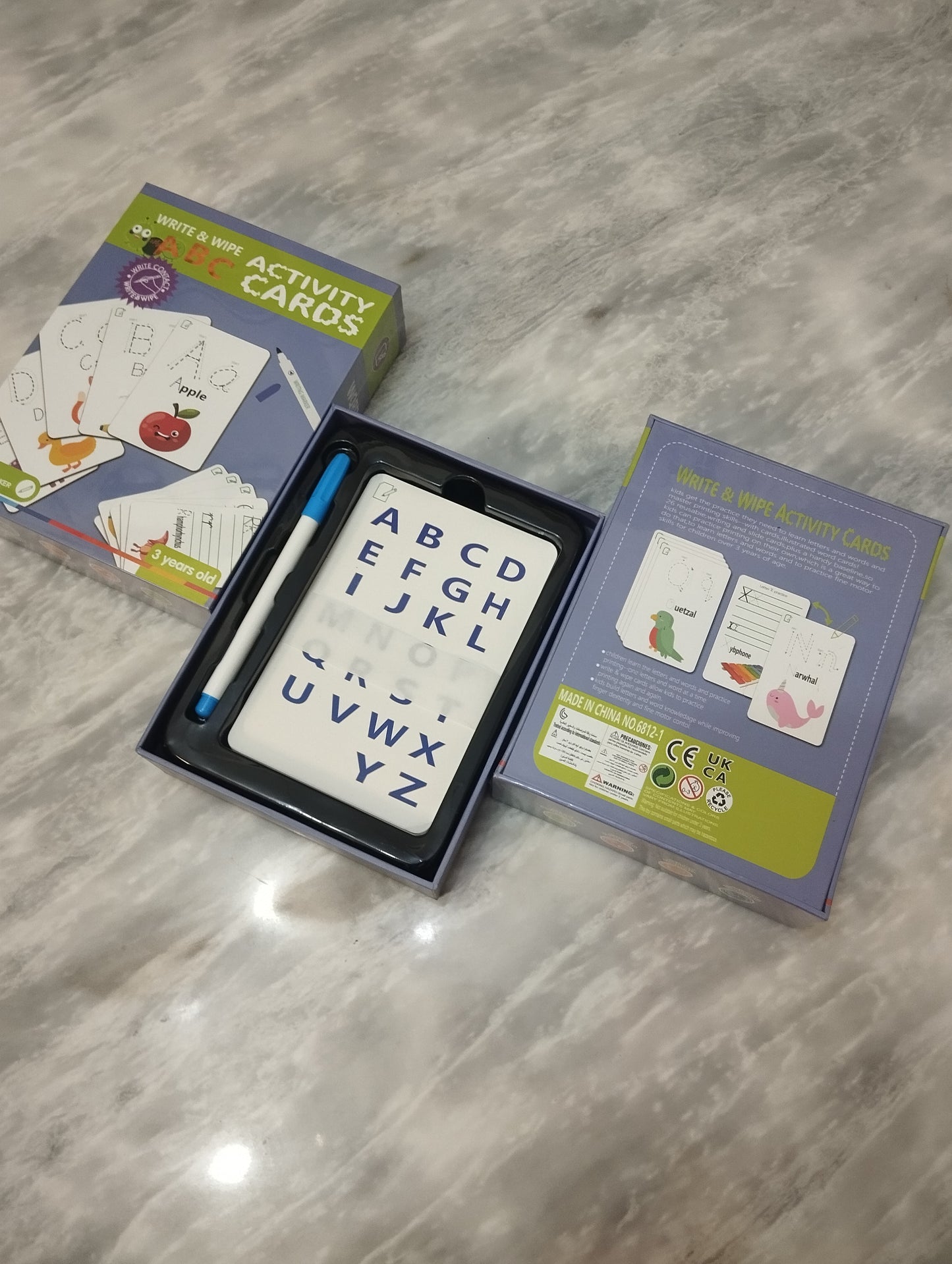 Write & Wipe Activity Cards ABC