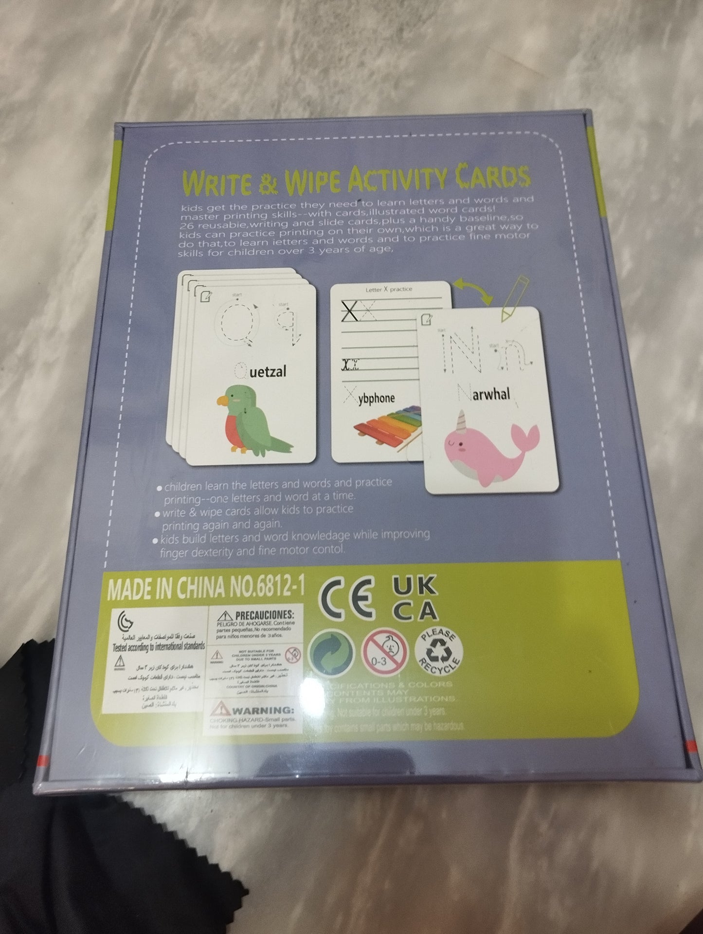Write & Wipe Activity Cards ABC