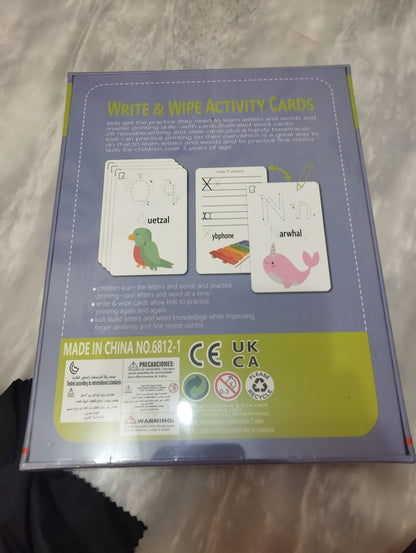 Write & Wipe Activity Cards ABC