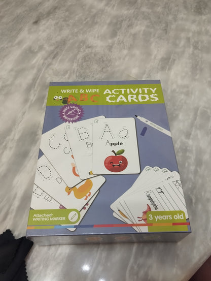 Write & Wipe Activity Cards ABC