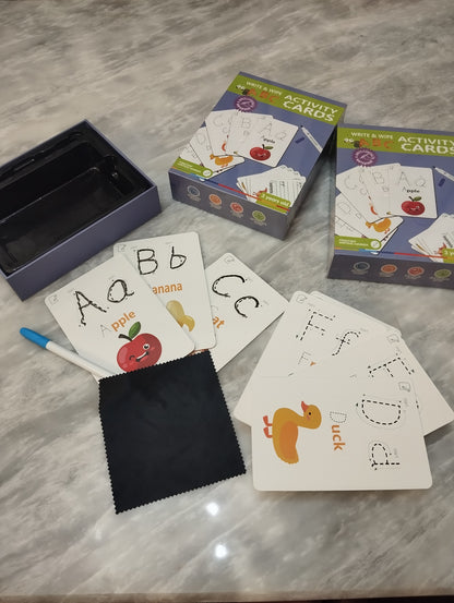 Write & Wipe Activity Cards ABC